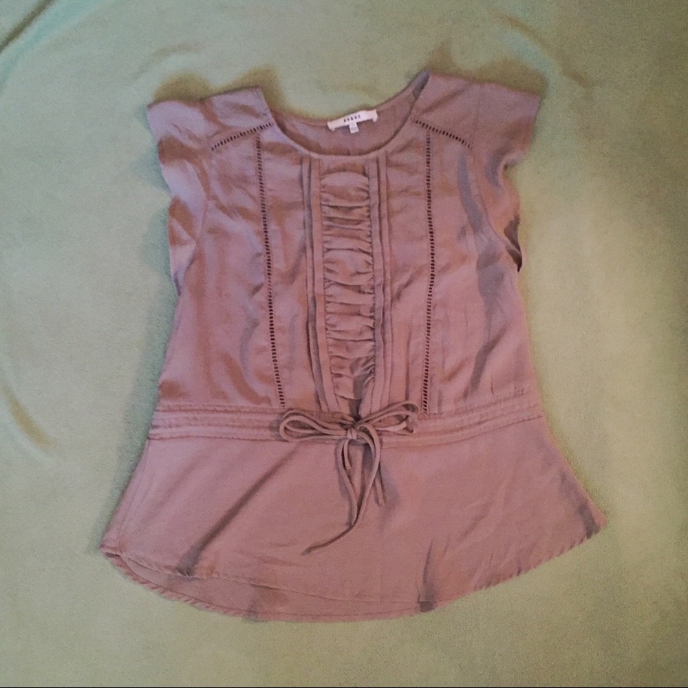 Ro & De Olive Tie Waist Top